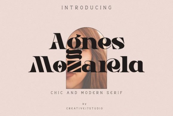 Agnes Mozarela: A Serif Font with Classy Flair