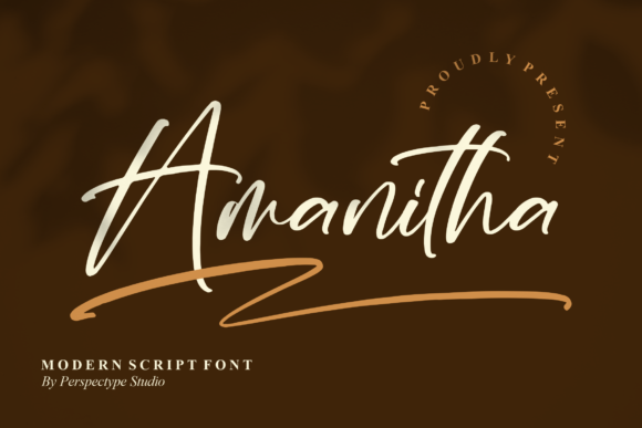 Amanitha: A Flowing Script Font