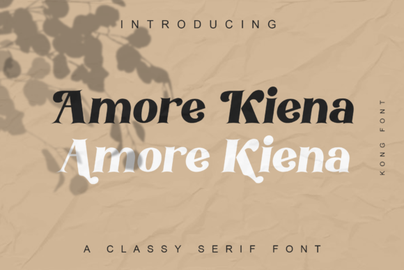 Amore Kiena: A Font That Speaks Volumes