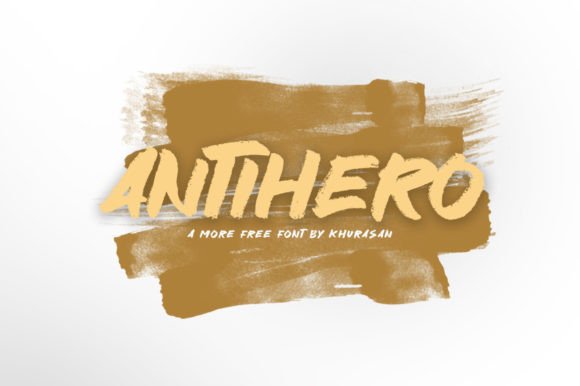 Antihero: A Bold, Unapologetic Display Font