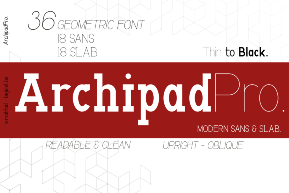 Archipad Pro: A Slab Serif That Earns Its Space