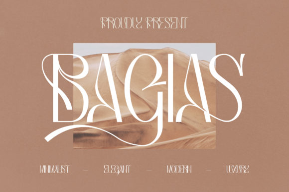 Bagias: A Luxe Sans Serif Font for Handmade Brands