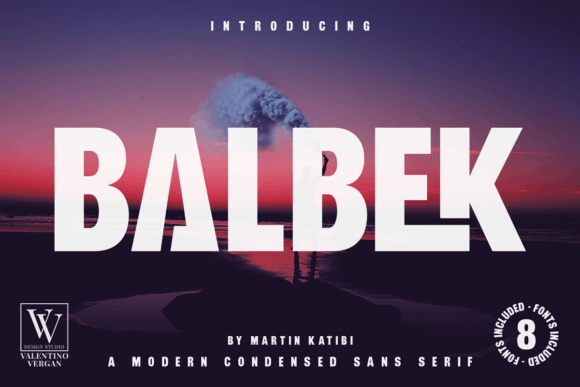 Balbek Font: Bold & Condensed for Creative Projects