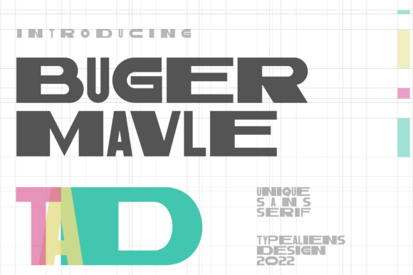 Bugermavle: A Display Font for Bold Campaigns