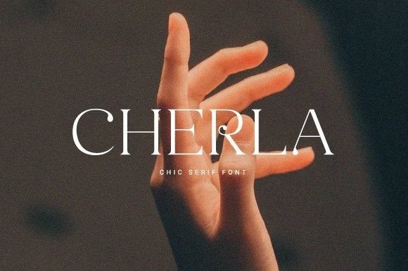 Cherla: A Modern Serif Font for Impactful Design