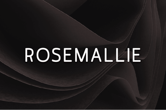 Discover Rosemallie: A Modern Typeface