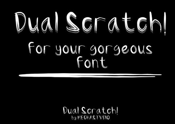 Dual Scratch: A Font for Bold Campaigns
