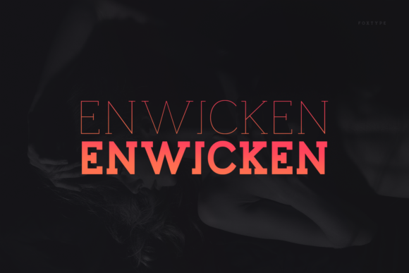 Enwicken: A Bold Slab Serif for Branding