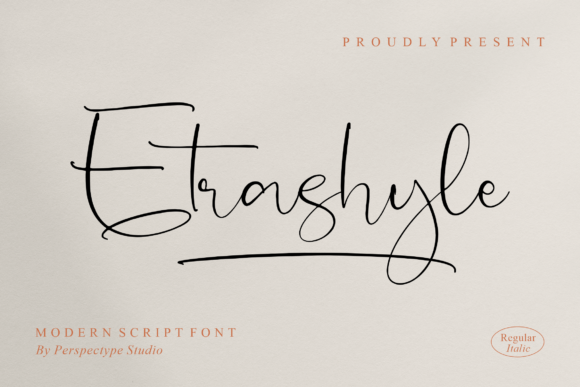 Etrashyle: A Stylish Script Font