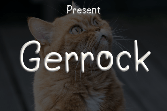Gerrock: A Script Typeface for Elegant Design