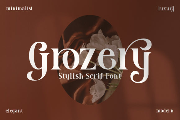 Grozery: A Stylish Serif Font