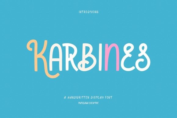 Karbines: A Modern Handwritten Font for Creative Projects