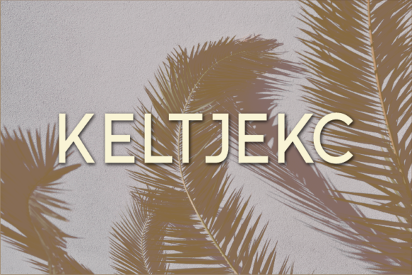 Keltjekc: A Modern Typeface for Elegant Design