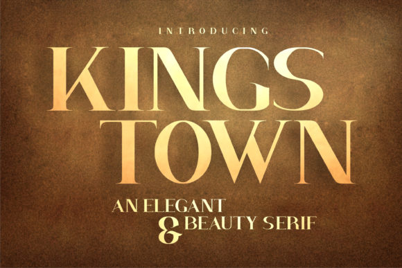 Kings Town Font for Business