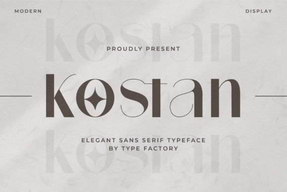 Kostan: A Modern Sans Serif for Campaigns