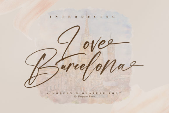 Love Barcelona Font for Creative Projects