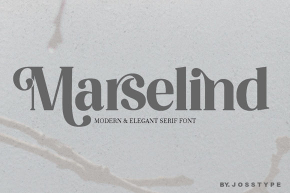 Marselind: A Serif Font for Real Projects