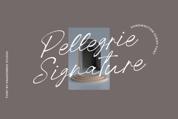 Pellegrie Signature: A Premium Script Font That Elevates Your Brand