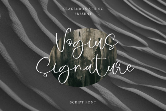 Vogius Signature: A Stylish Font for Business Branding