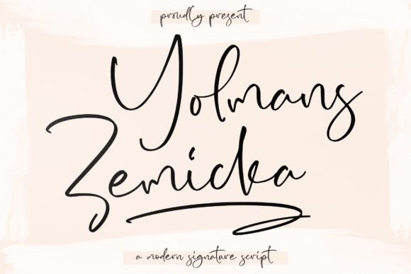 Yolmans Zemicka: A Modern Script for Elegant Design